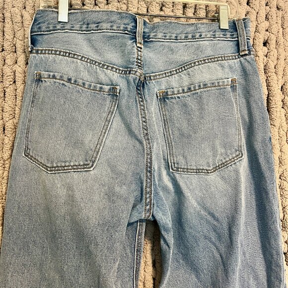 Old Navy High Rise Slouchy Straight Jeans – Size 6 - Picture 7 of 9